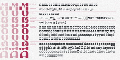 Discotack Font Poster 12