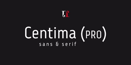 Centima Pro Font Poster 1