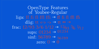 Youbee Font Poster 11