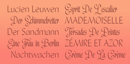 Frauen Font Poster 3