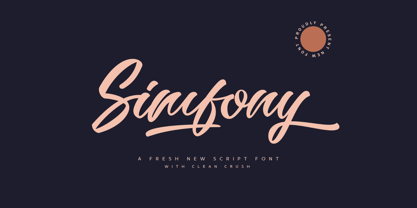 Simfony Font Poster 1