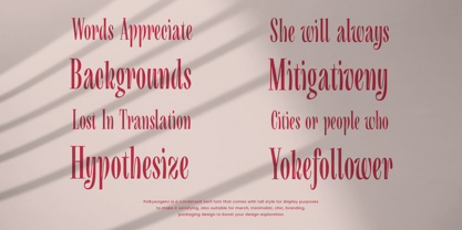 Polkywogenz Font Poster 5