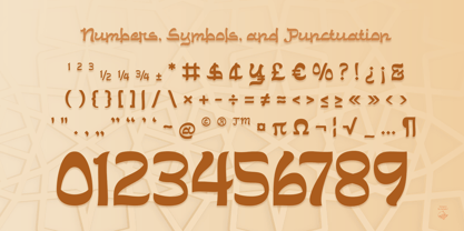 Kazimah Font Poster 12