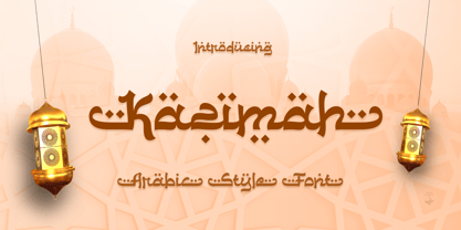 Kazimah Font Poster 1