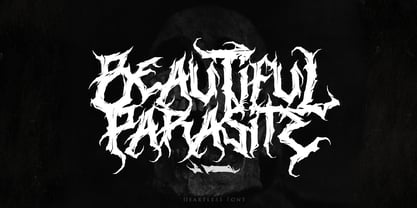 Heartless Blackmetal Font Poster 4