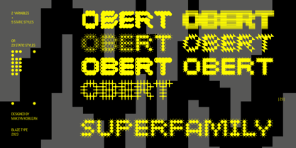 Obert VF Font Poster 1