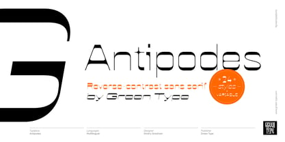 Antipodes Font Poster 1