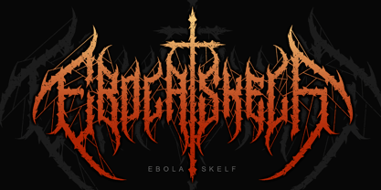 Gorecobra Blackmetal Font Poster 8