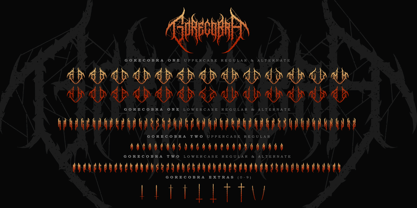 Gorecobra Blackmetal Font Poster 9
