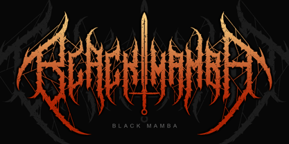 Gorecobra Blackmetal Fuente Póster 3