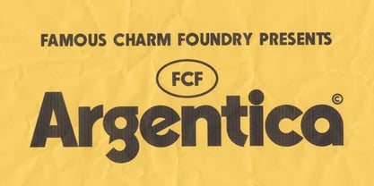 FCF Argentica Font Poster 1