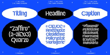 Sapfir VF Font Poster 2