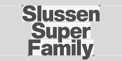 Slussen Stencil Font Poster 1