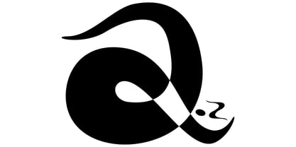 Black Snake Font Poster 9