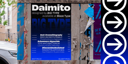 Daimito Font Poster 4