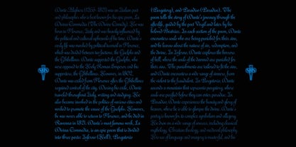 Secular Font Poster 5