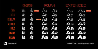 Cairoli Classic Font Poster 4