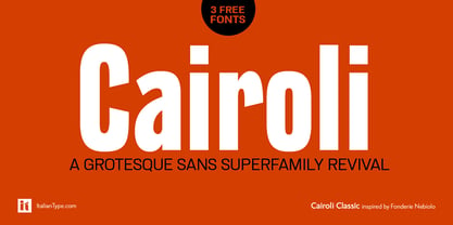Cairoli Classic Font Poster 1