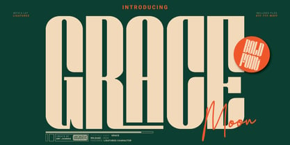 Grace moon Font Poster 1