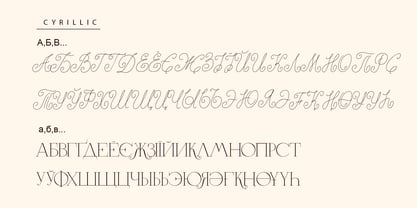 Anna Monro Cyrillic Font Poster 11