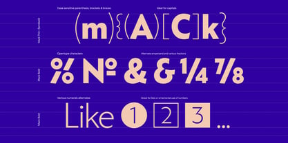 Mack VF Font Poster 3