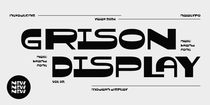 Grison Display Font Poster 1