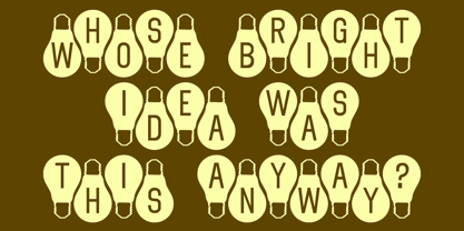 Bright Ideas Font Poster 3