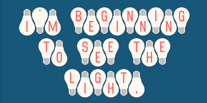 Bright Ideas Font Poster 1