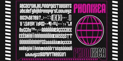 PHONIXEA Font Poster 4