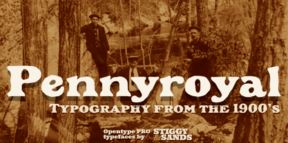 Pennyroyal Font Poster 1