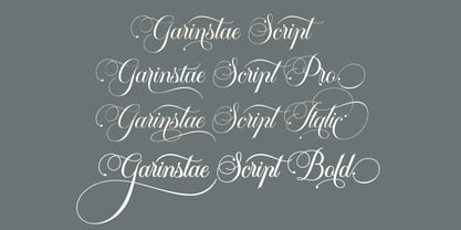 Garinstae Script Fuente Póster 12