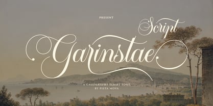 Garinstae Script Font Poster 1