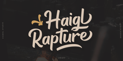 Haigl Rapture Font Poster 1