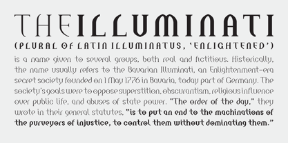 Faustian Font Poster 6