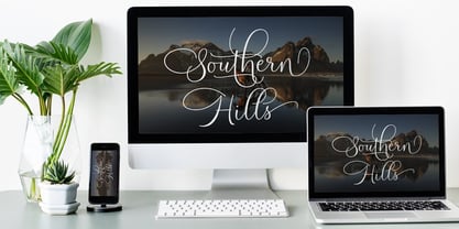 Southern Hills Font Poster 4