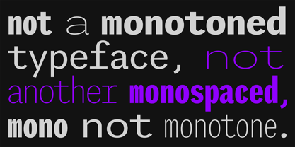 Iki Mono Font Poster 3