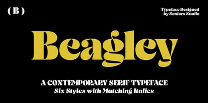 Beagley Font Poster 1