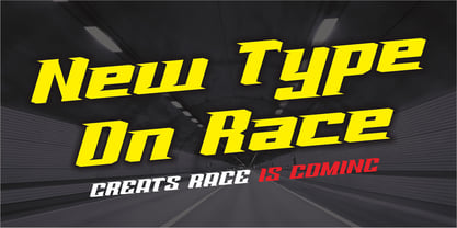 Greats Race Font Poster 4