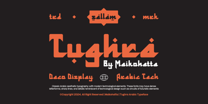 Tughra Font Poster 1