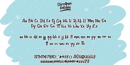 Christmas Holiday Font Poster 6