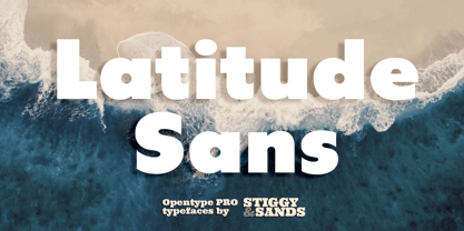 Latitude Sans Font Poster 1