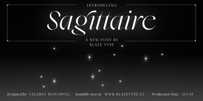 Sagittaire VF Font Poster 1