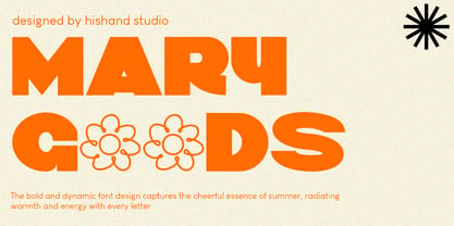 Mary Goods Font Poster 1