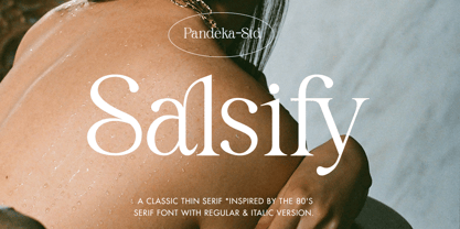 Salsify Font Poster 1