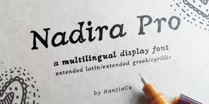 Nadira Pro Font Poster 1