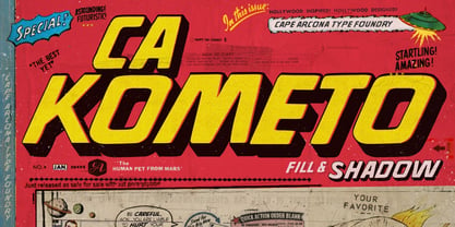 CA Kometo Font Poster 1
