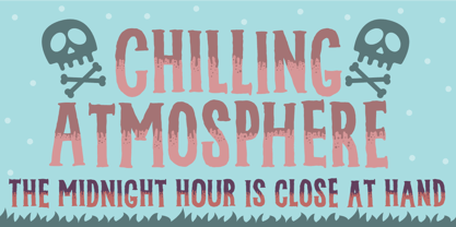 Chilling Atmosphere Font Poster 1