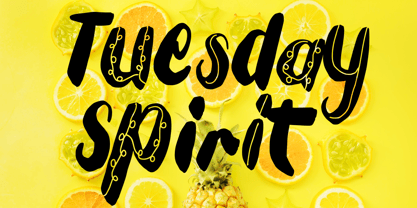 Tuesday Spirit Font Poster 1