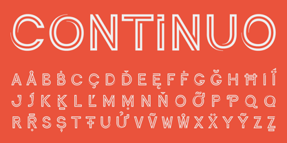 Continuo Font Poster 1