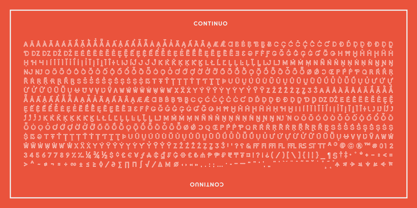 Continuo Font Poster 3